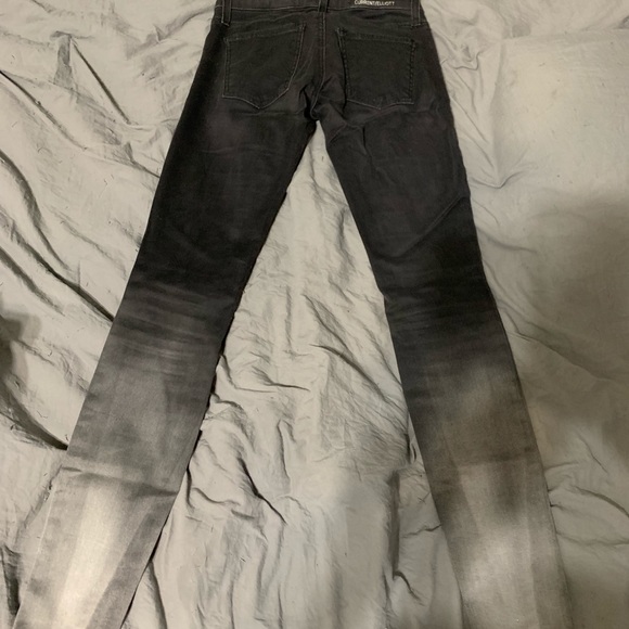 CURRENT ELLIOTT OMBRÉ ANKLE SLIM SKINNY JEANS 23 - Picture 3 of 8